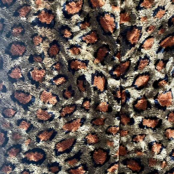 Vintage, velvety, leopard print dress 🐆 - Picture 5 of 6